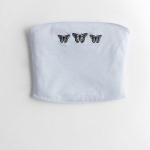 Hollister Butterfly Tube Top